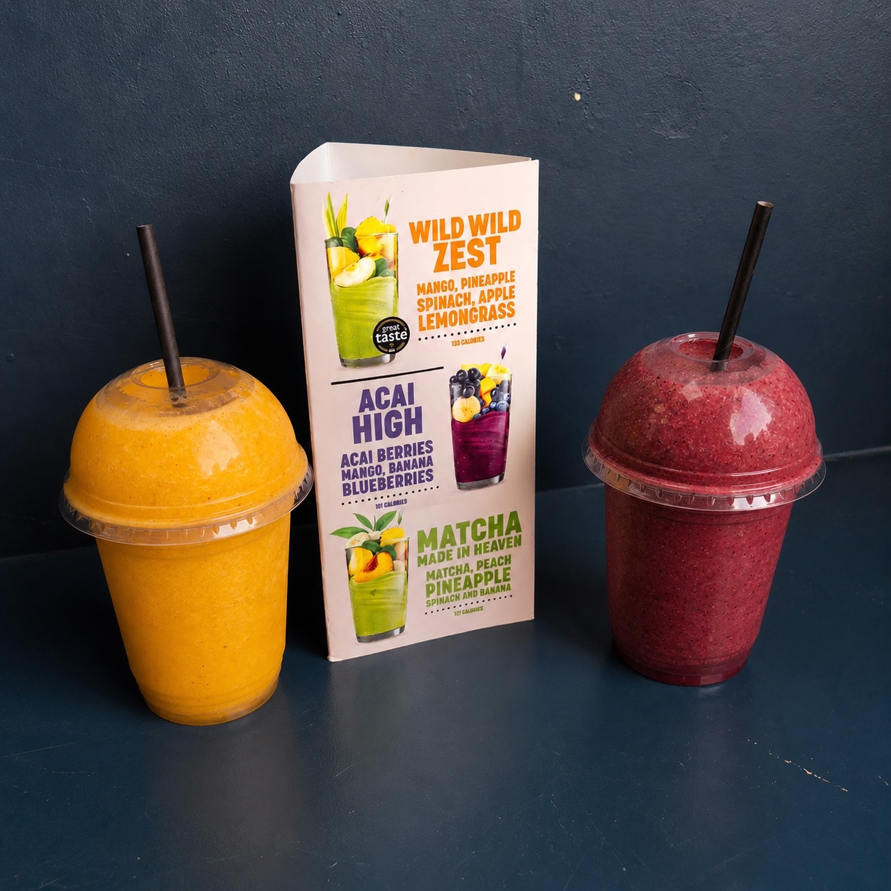 LoveStruck smoothies and chilled fruit drinks at Blas Aberdyfi